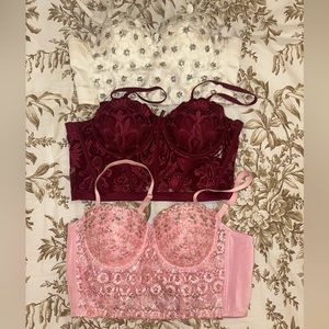 VGUC corset/crop tops